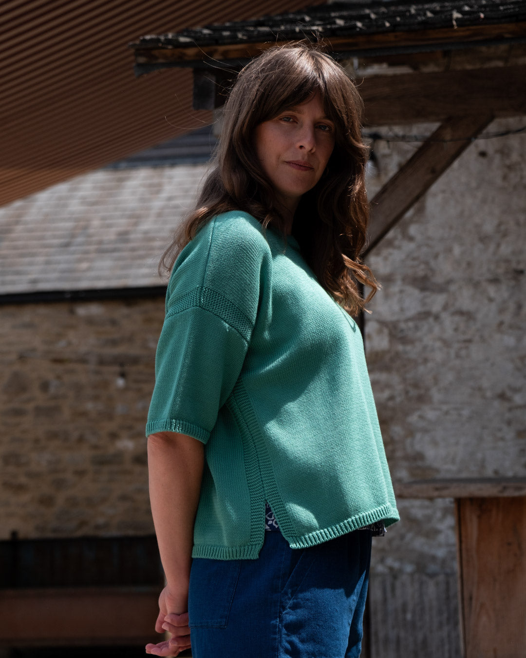 Lisa Boxy Knitted Top